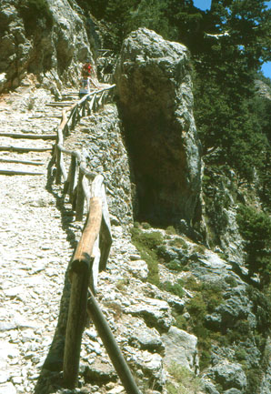 gorges de Samaria la descente
